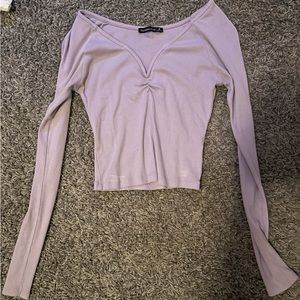 Medium Abercrombie and fitch v neck shirt